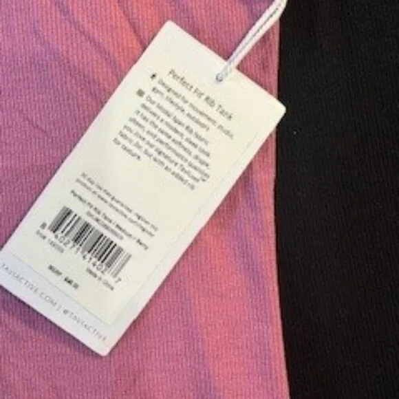 TAVI - Perfect Ribbed Tank - Mesa/Mauve Color - NWT - Picture 4 of 4
